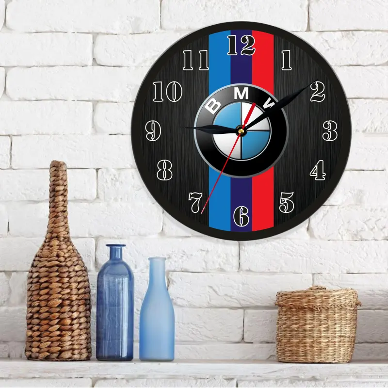 Bmw, ceas lemn de perete, model 44